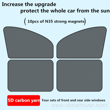 Static blinds car sunshade sun visor foldable